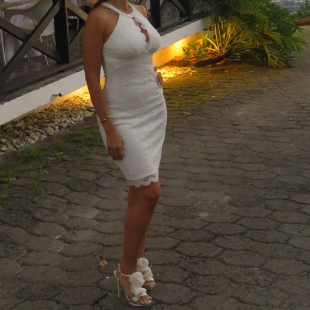 White dress